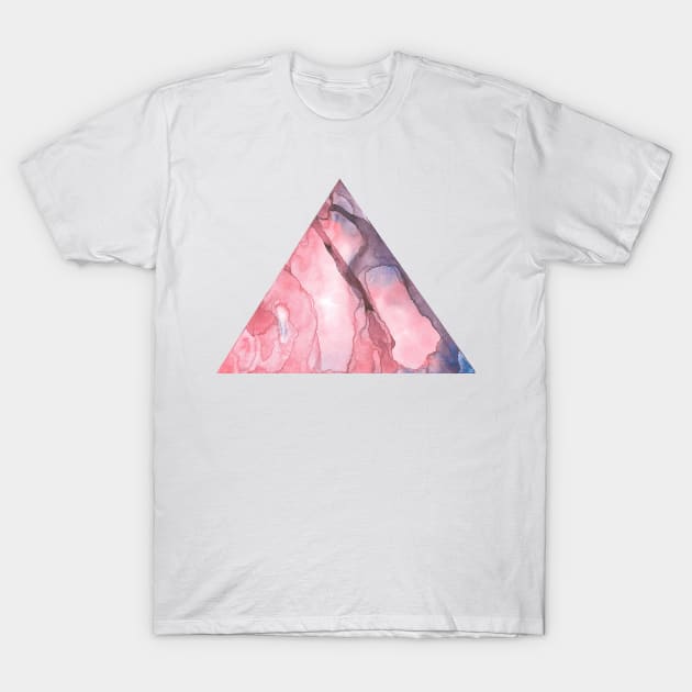 watercolour triangle T-Shirt by LeighsDesigns